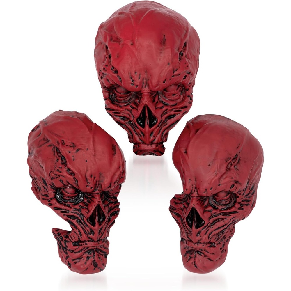 Gavia Scary Gothic Stranger Things Vecna Red Skulls Collectible Wall Decor
